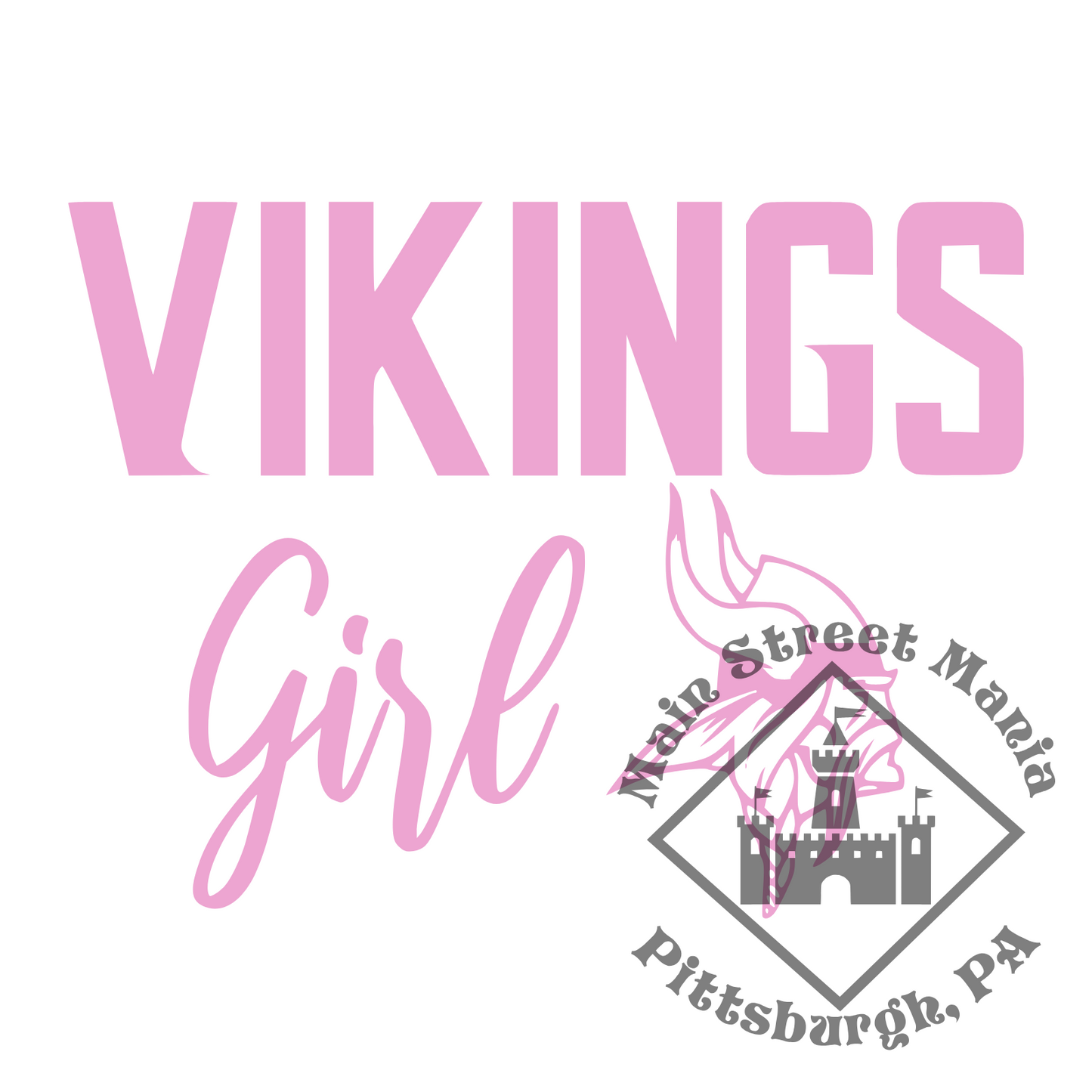 Vikings Girl Sticker Decal