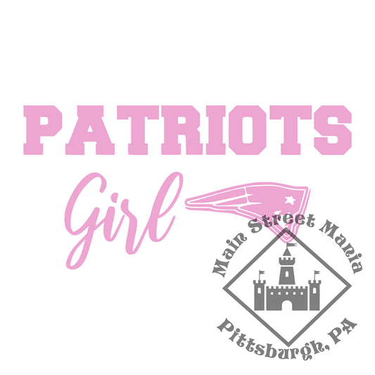 Patriots Girl Sticker Decal