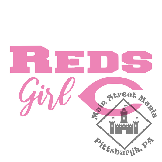 Reds Girl Sticker Decal