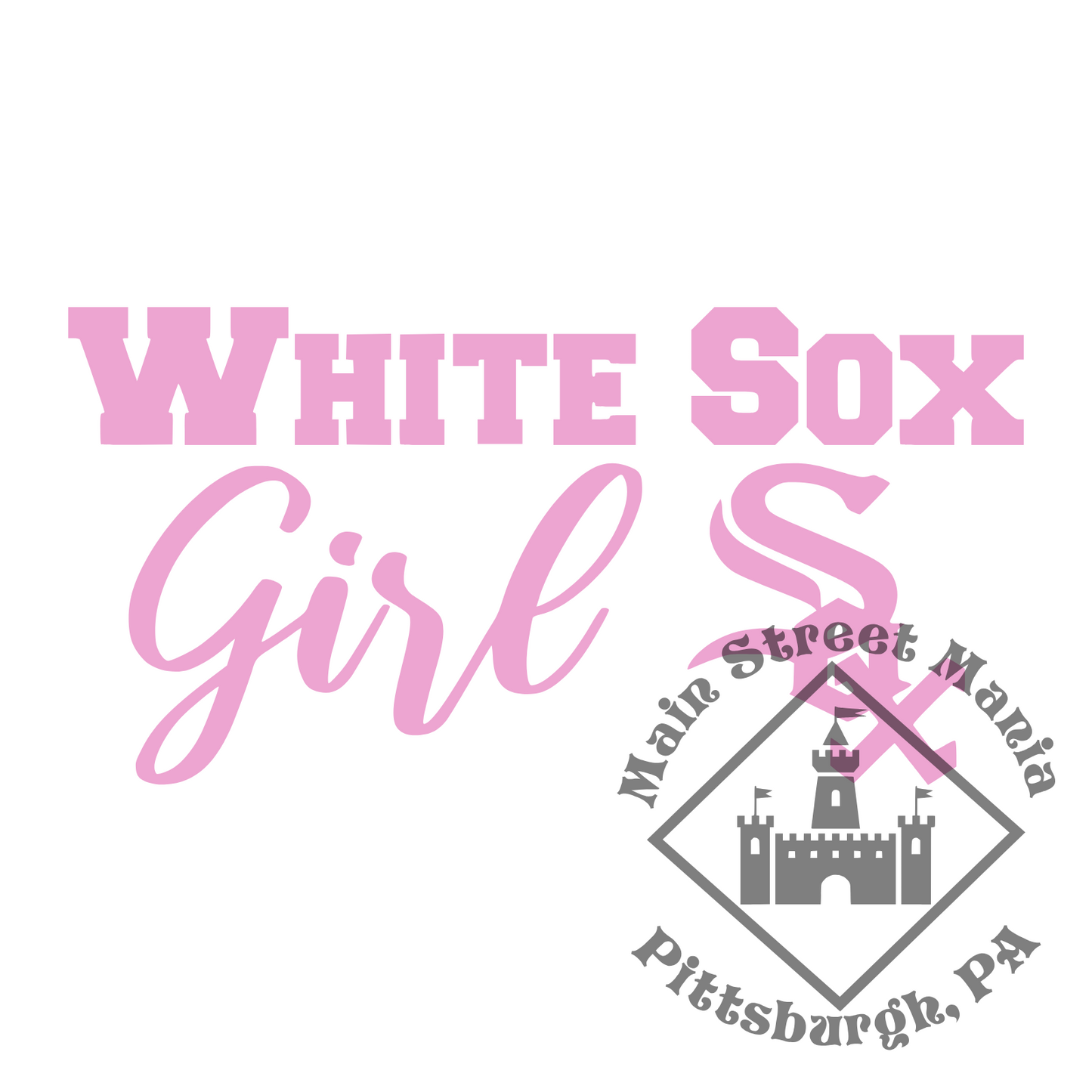 White Sox Girl Sticker Decal