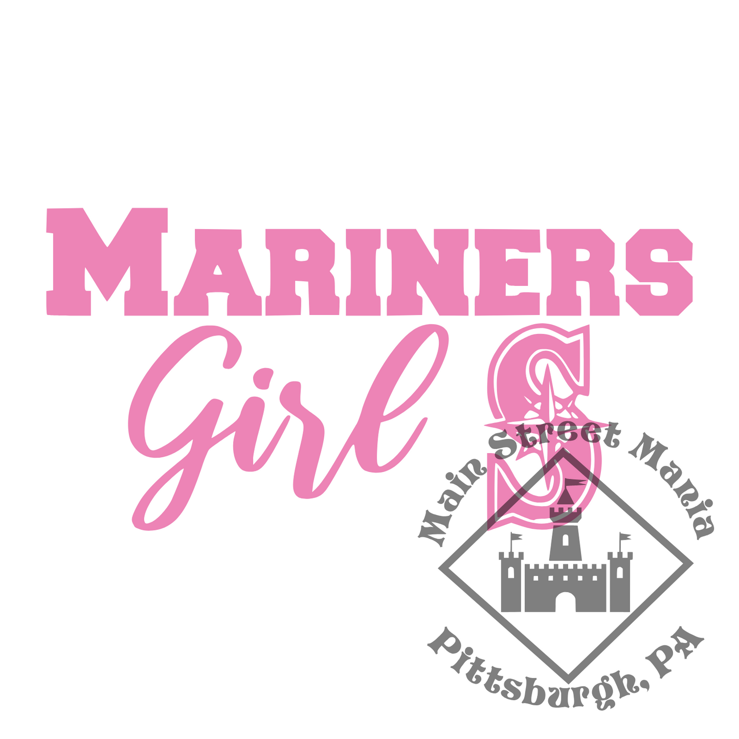 Seattle Mariners Girl Sticker Decal