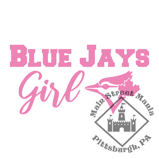 Toronto Blue Jays Girl Sticker Decal