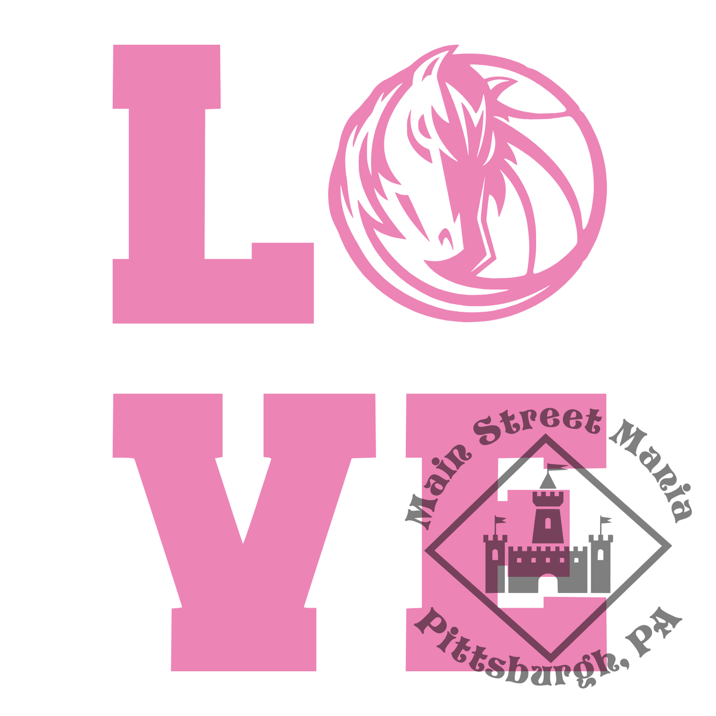 Mavericks Love Sticker Decal