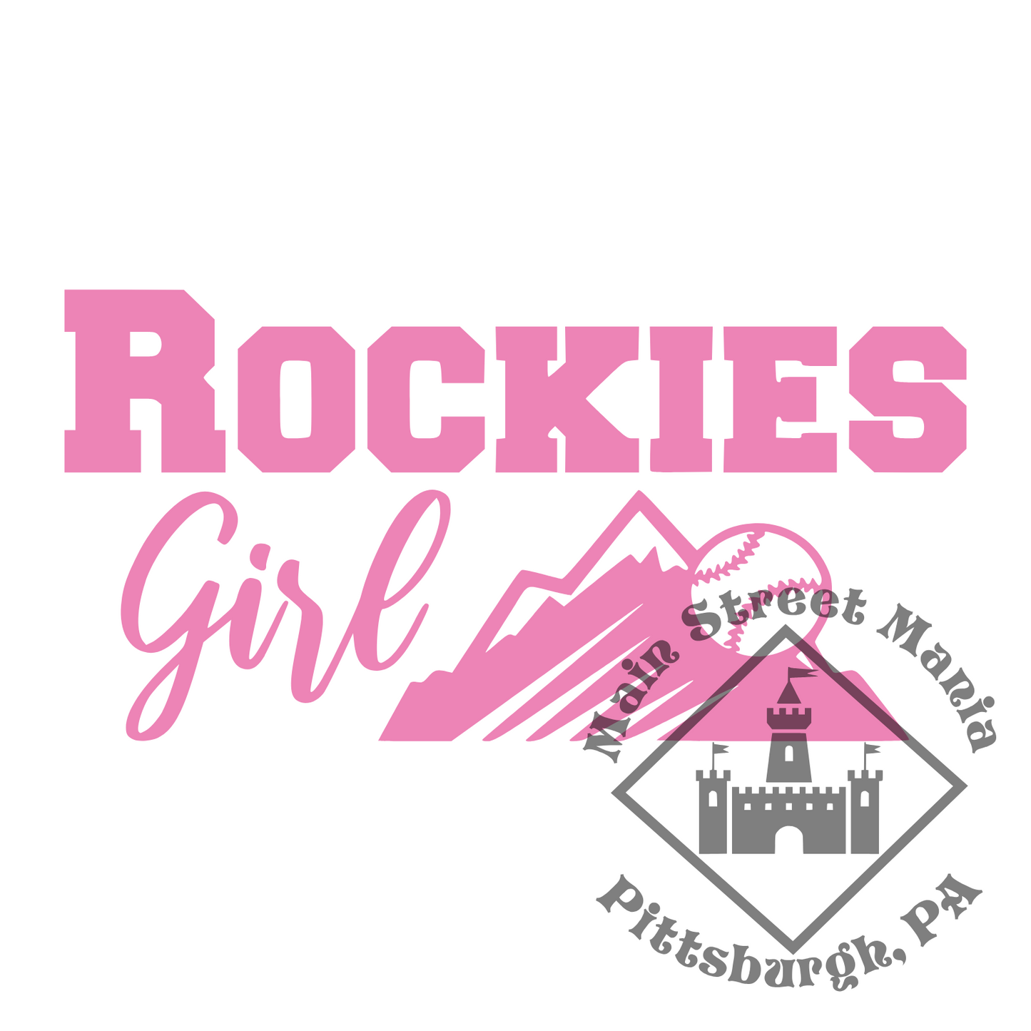 Rockies Girl Sticker Decal