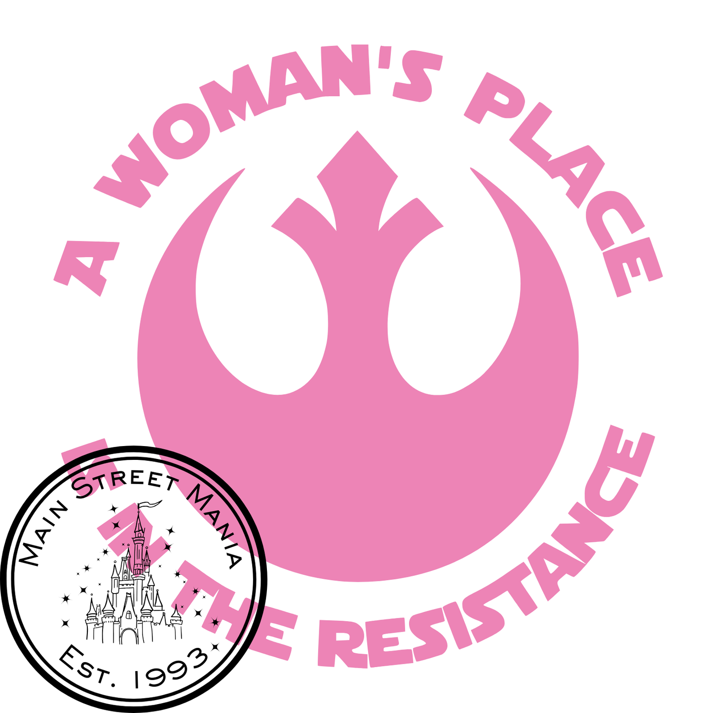 A Woman's Place is in the Resistance Decal