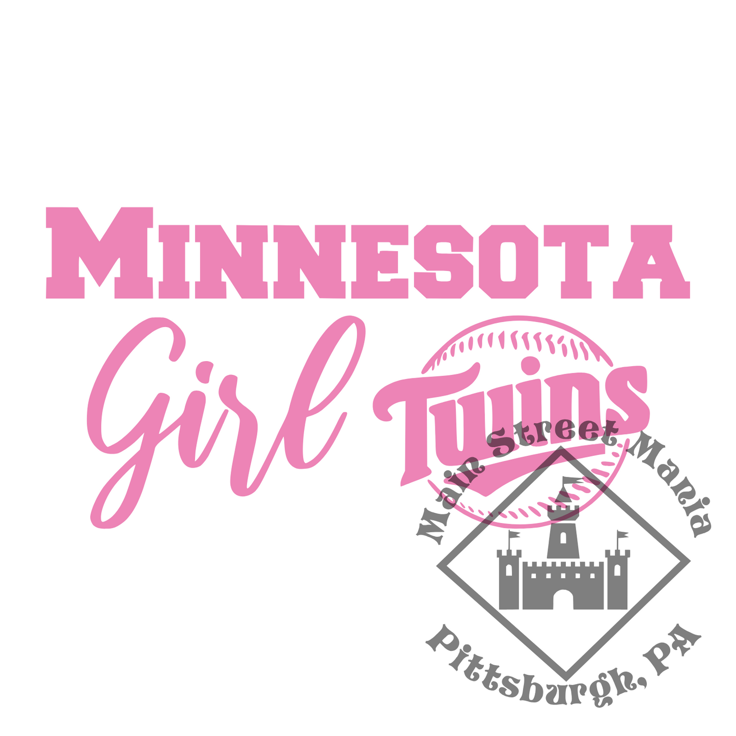 Twins Girl Sticker Decal