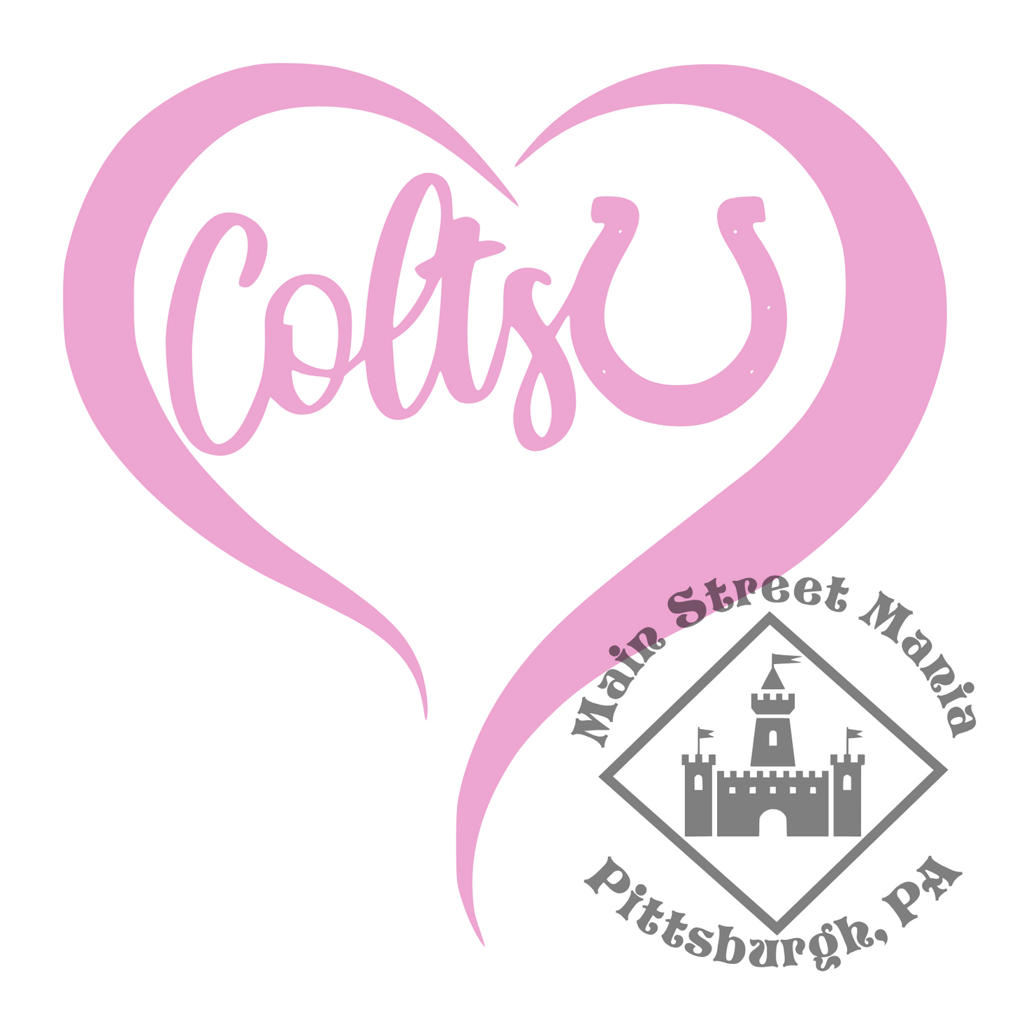 Colts Heart Sticker