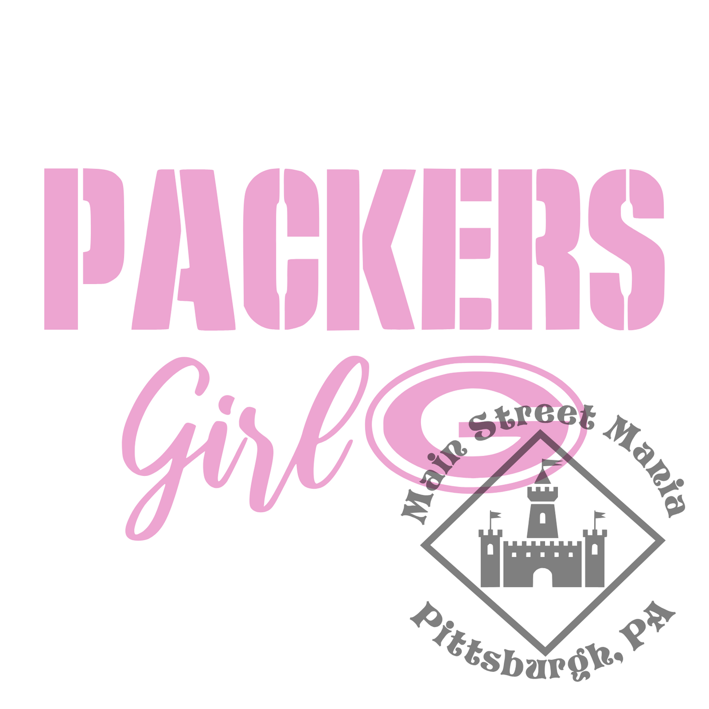 Packers Girl Sticker Decal