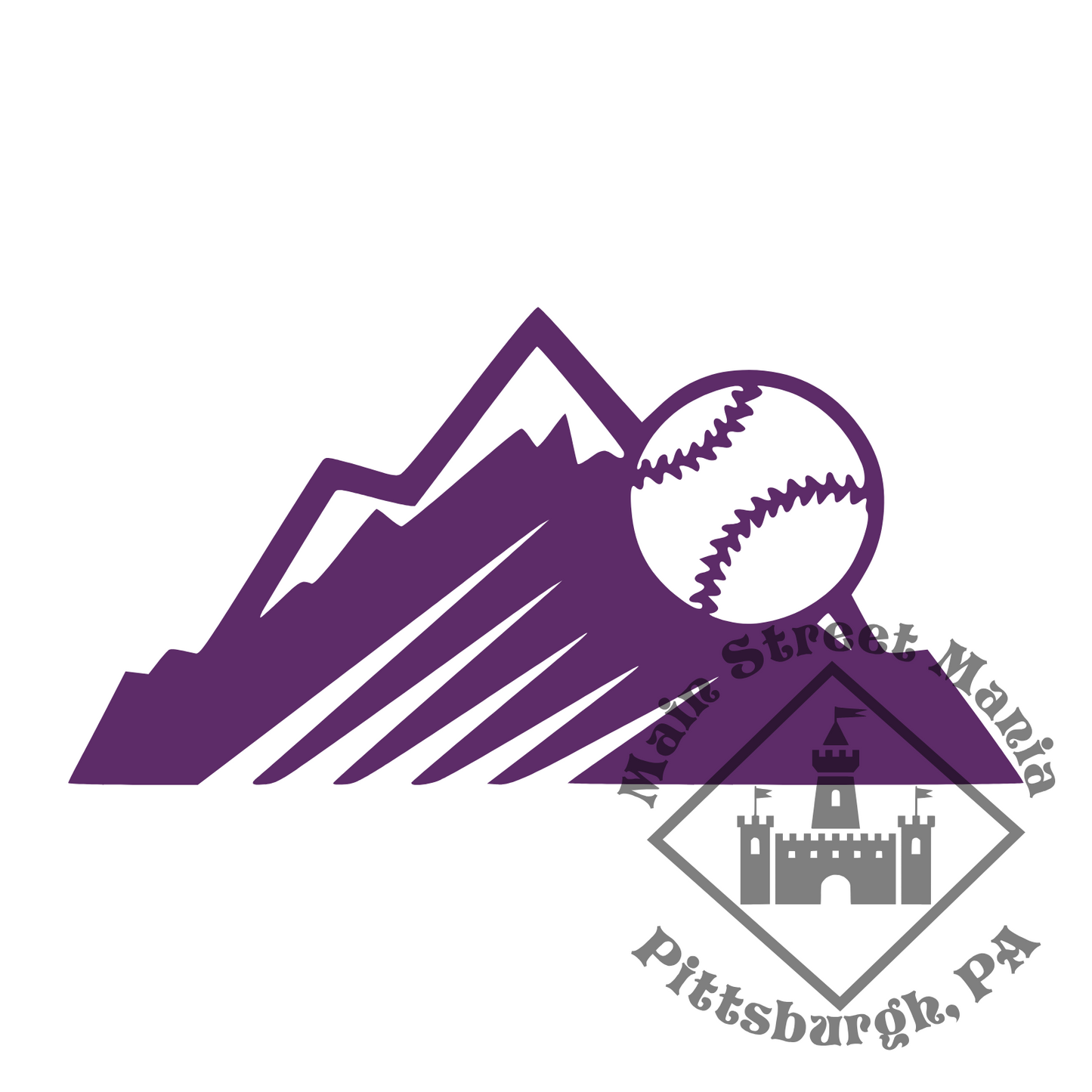 Rockies Mountain Logo Sticker Decal