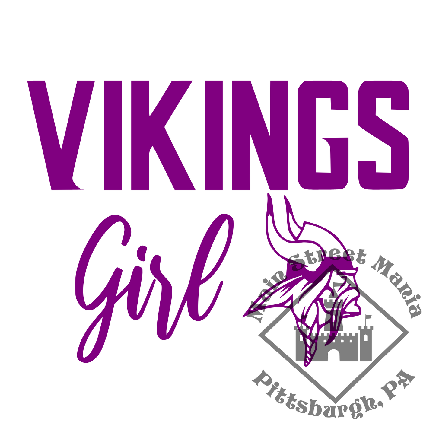 Vikings Girl Sticker Decal