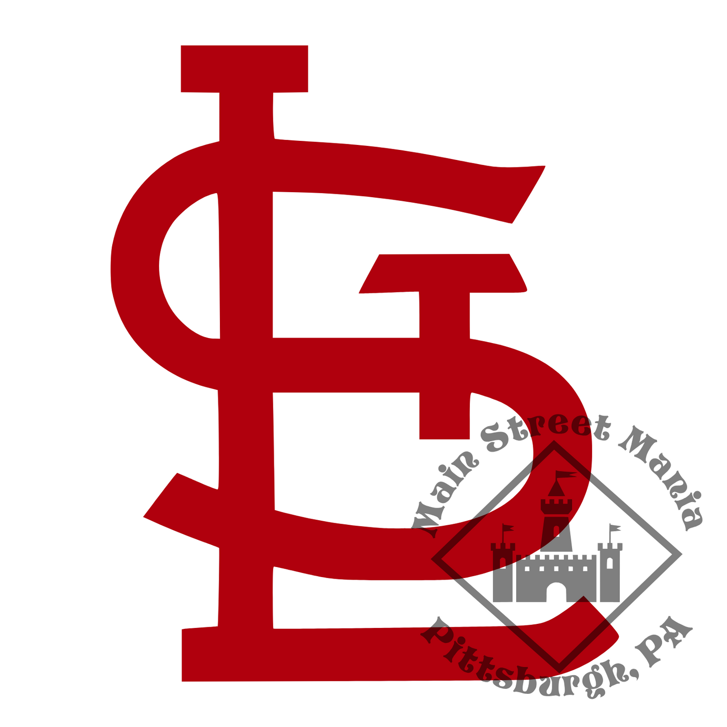 St. Louis Cardinals STL Logo Sticker Decal