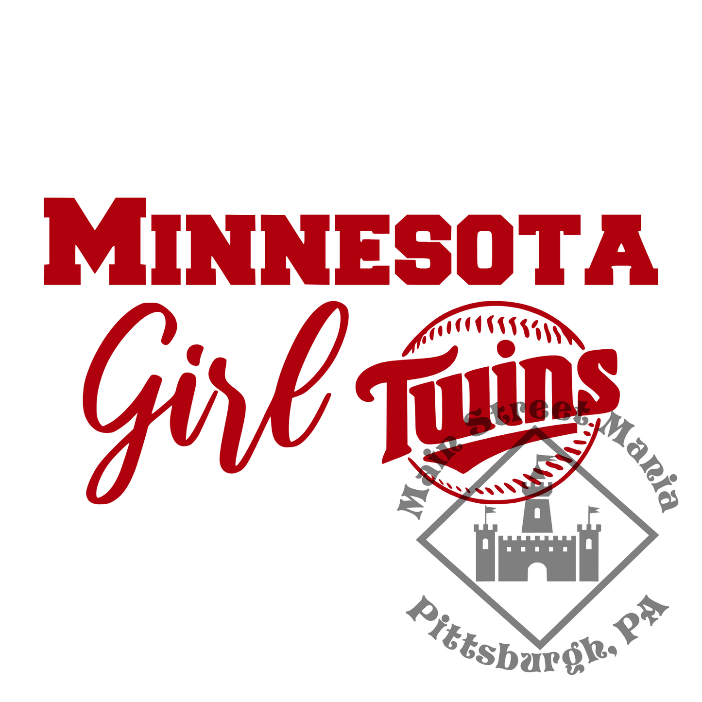 Twins Girl Sticker Decal