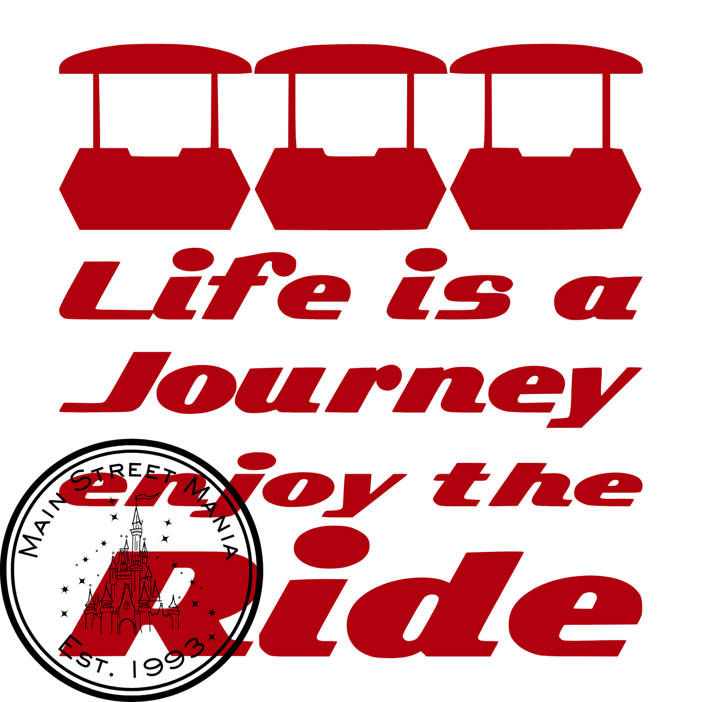 Life is a Journey People Mover Decal