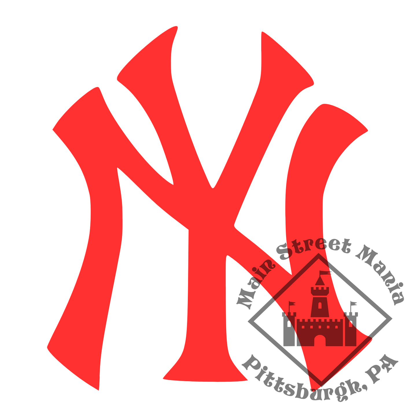 Yankees NY Logo Sticker Decal