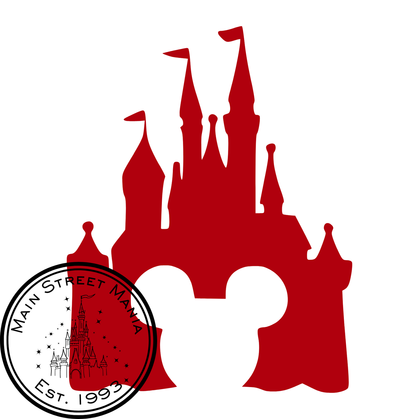 Mickey Castle Decal Sticker
