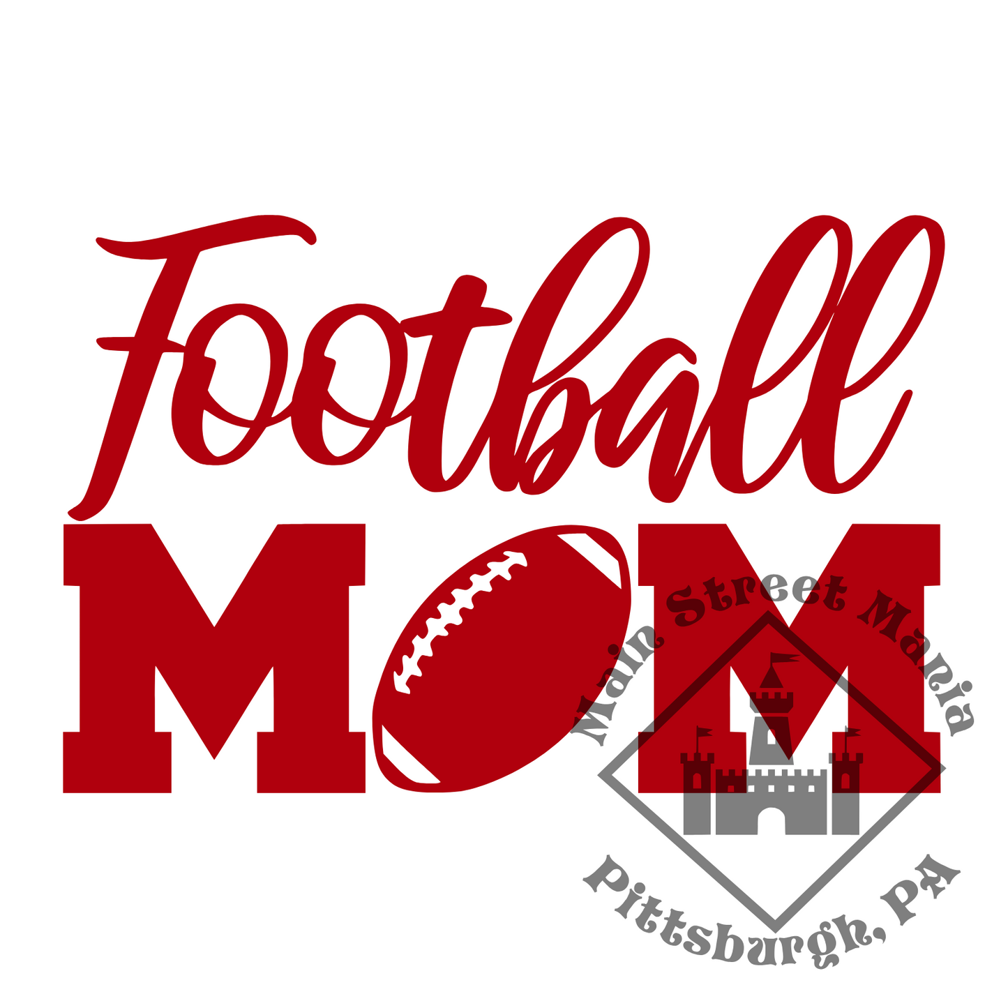 Football Mom Sticker Decal