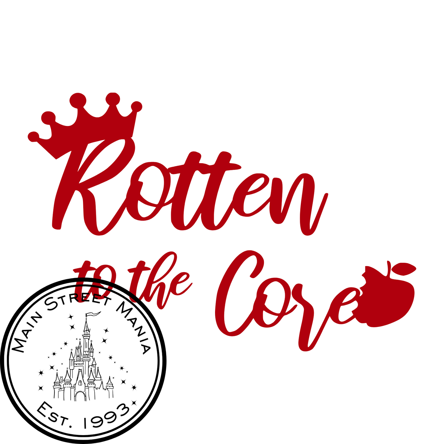 Rotten to the Core Sticker Decal