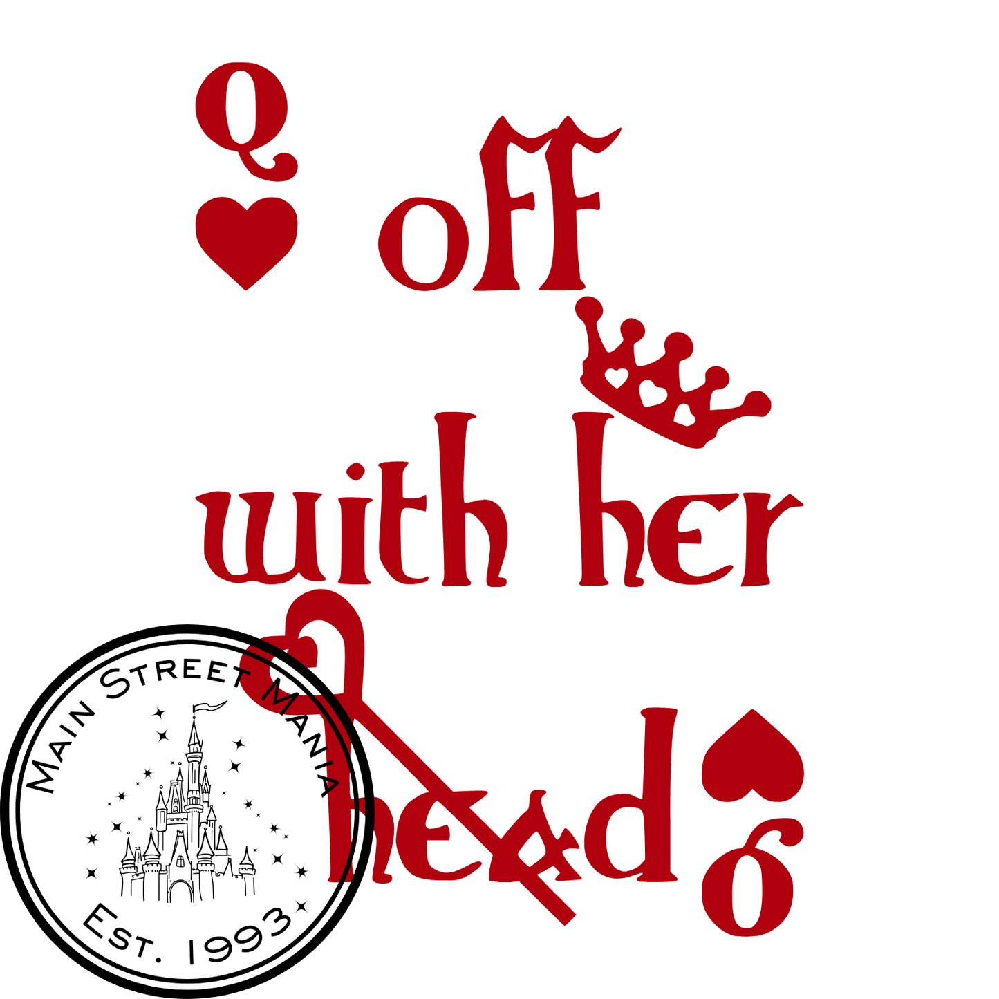 Off With Her Head Decal Sticker