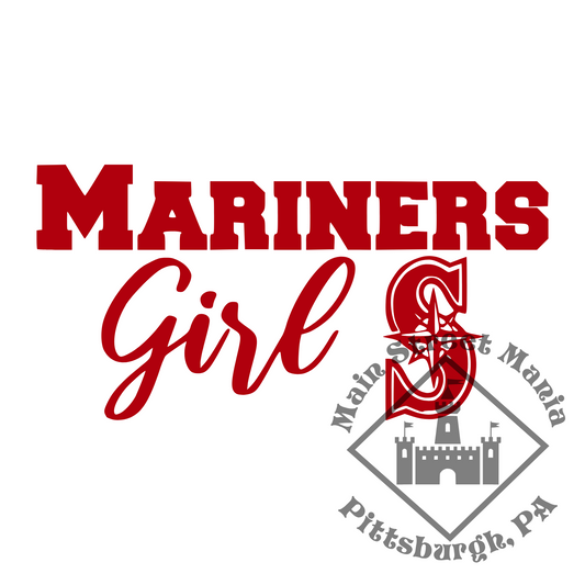 Seattle Mariners Girl Sticker Decal