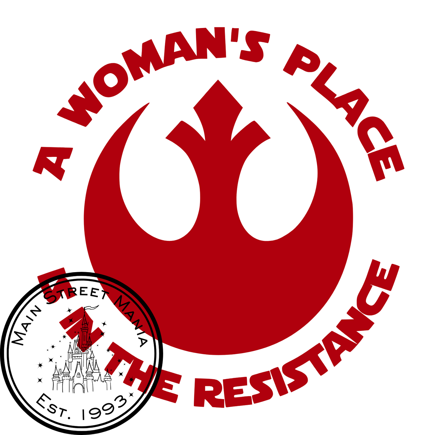 A Woman's Place is in the Resistance Decal