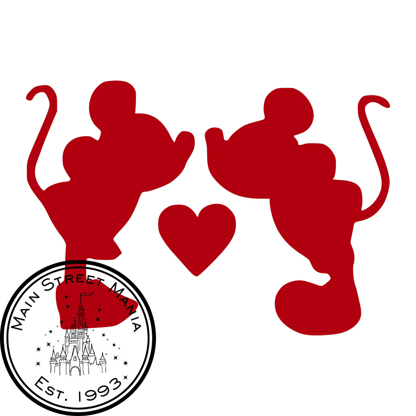 Mickey Loves Minnie Decal