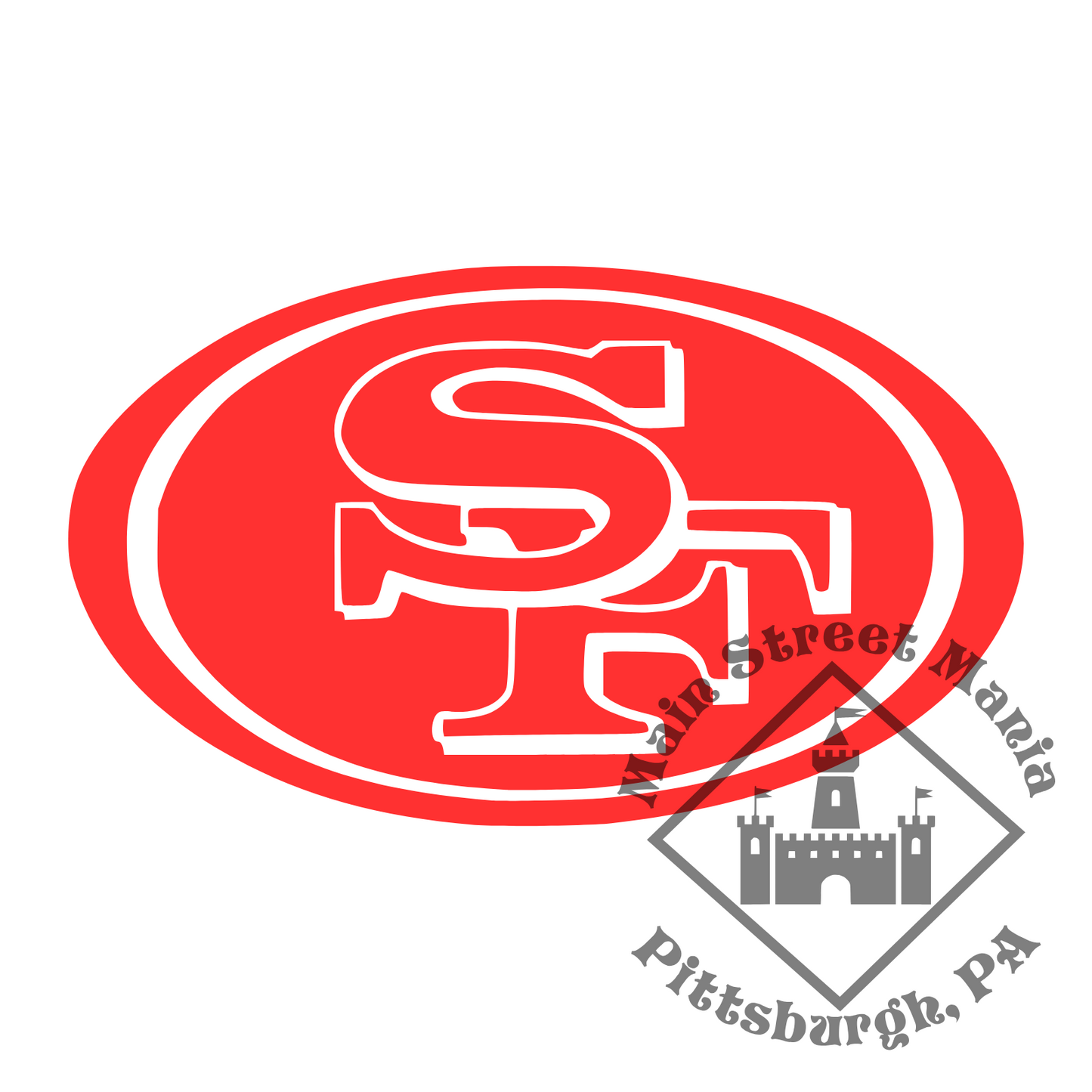 49ers Logo Sticker Decal