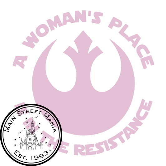 A Woman's Place is in the Resistance Decal