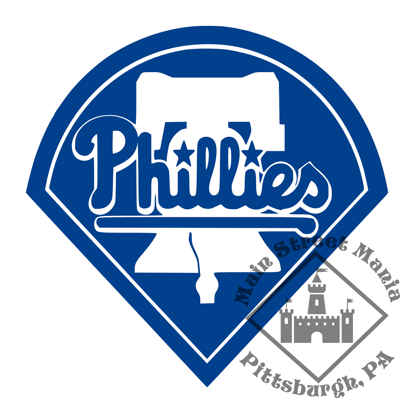 Phillies Logo Sticker Decal