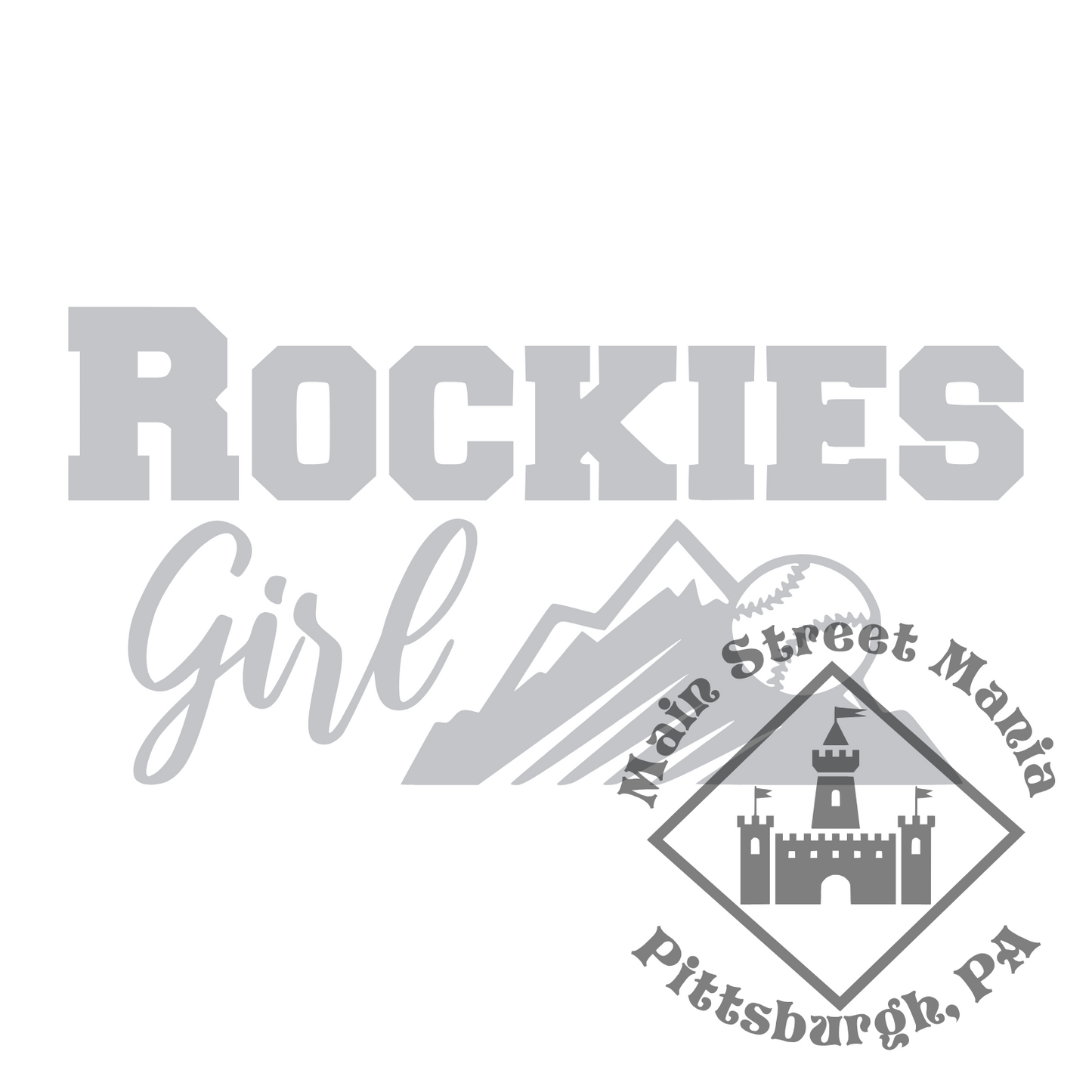 Rockies Girl Sticker Decal