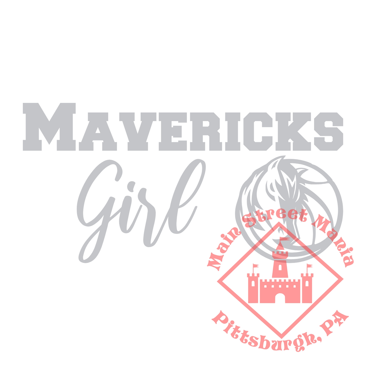 Mavericks Girl Sticker Decal