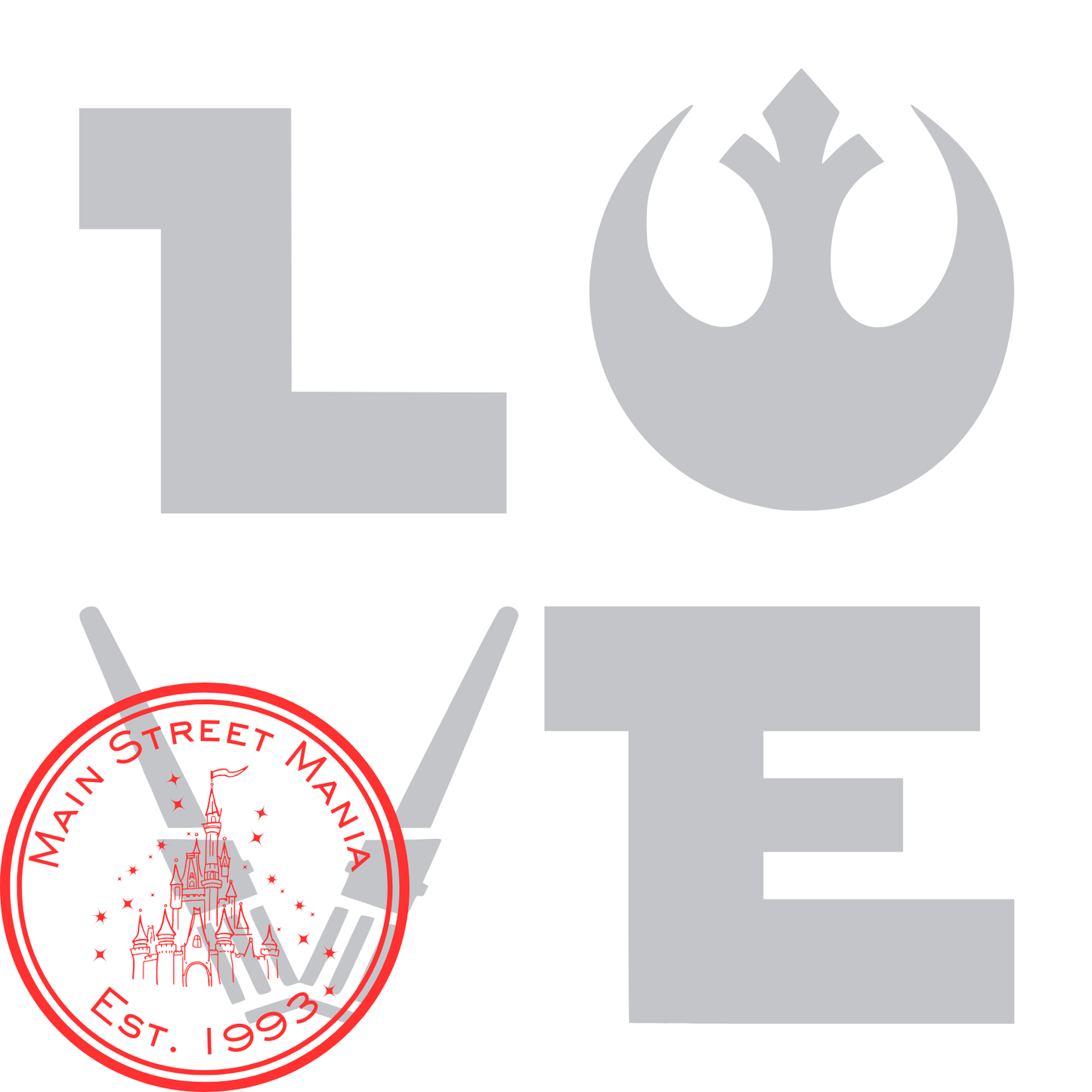 Star Wars Love Sticker Decal
