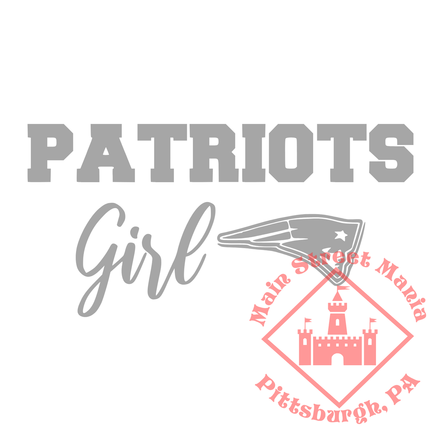 Patriots Girl Sticker Decal