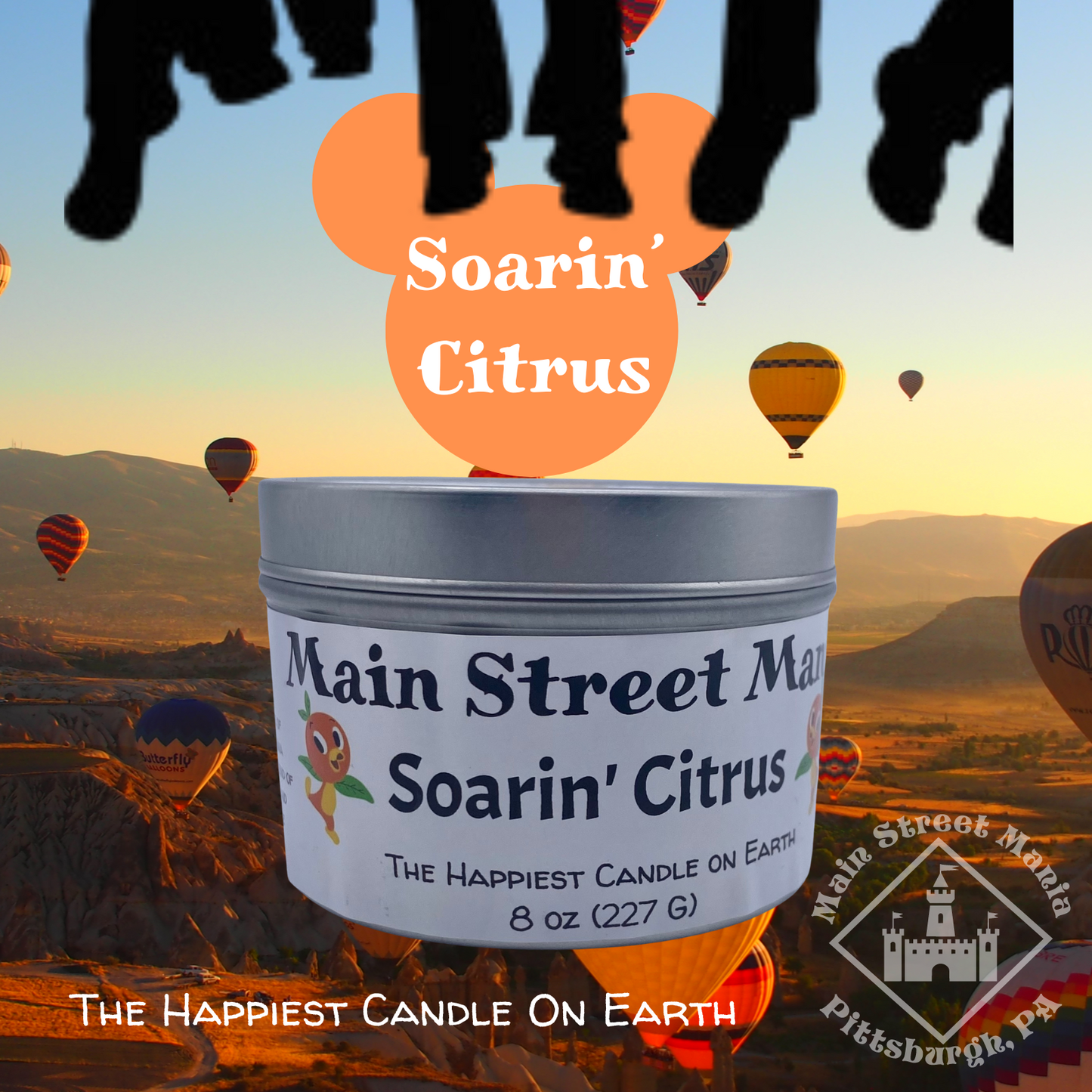 Soarin' Citrus Happiest Candle on Earth