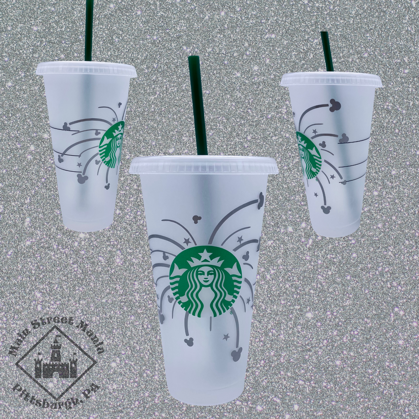 Mickey Mouse Fireworks Starbucks Tumbler