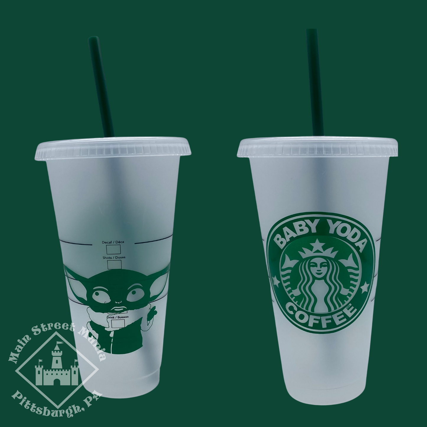 Baby Yoda Coffee Starbucks Tumbler