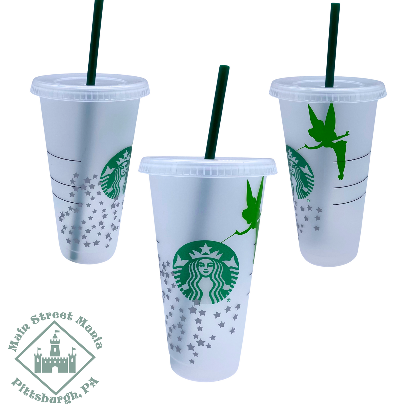 Tinker Bell Pixie Dust Starbucks Tumbler