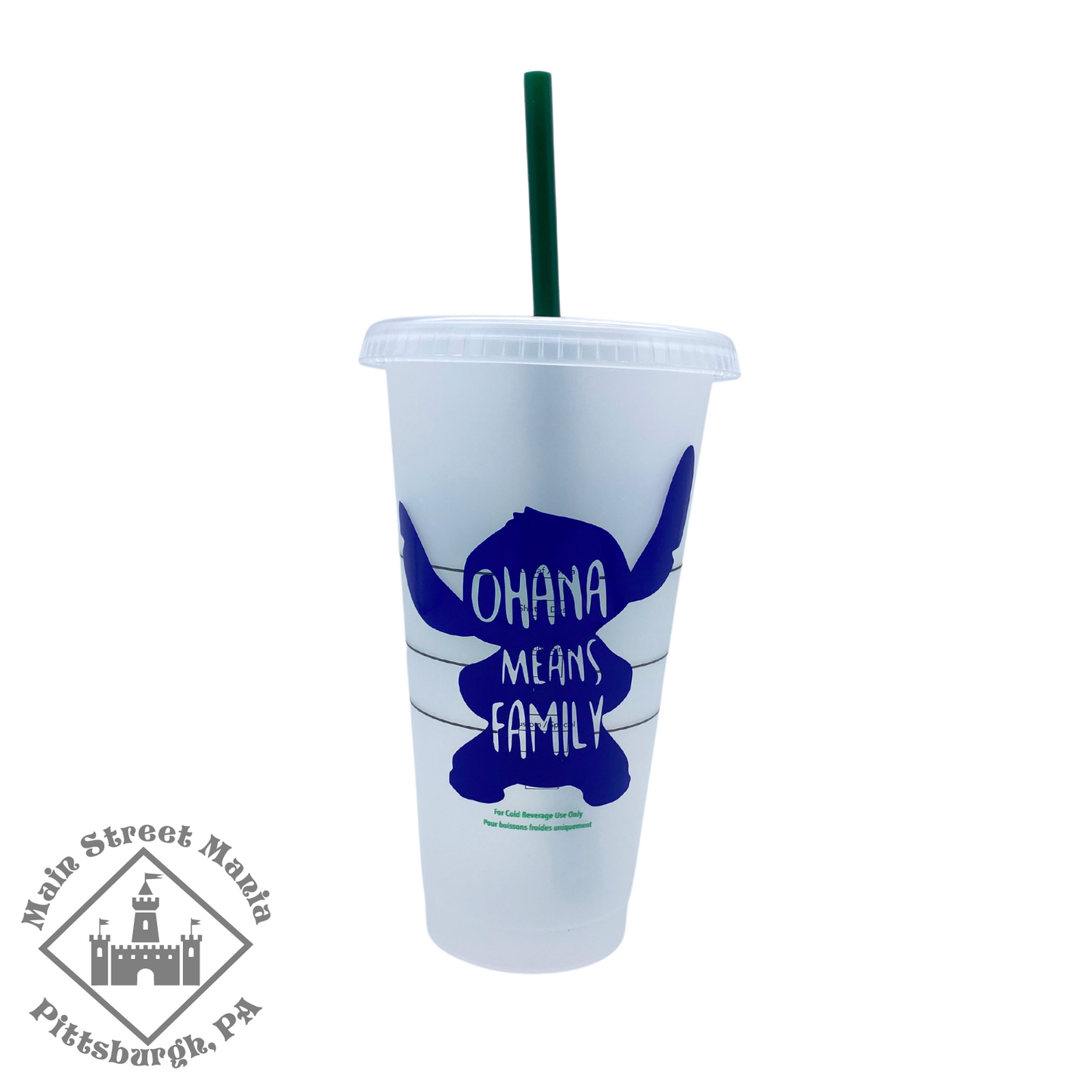 Ohana Means Family Stitch Starbucks Tumbler