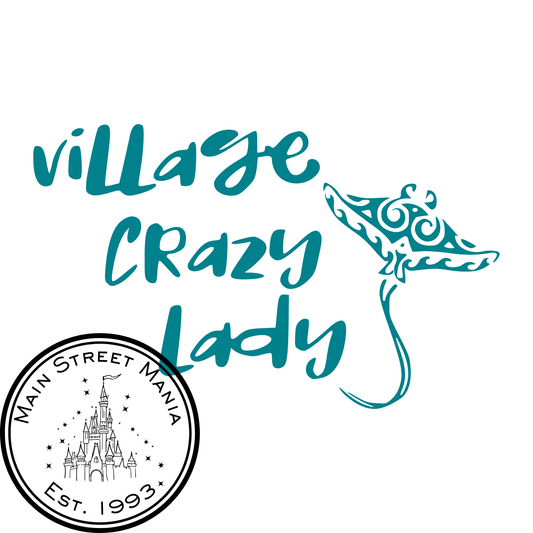Village Crazy Lady Sticker Decal