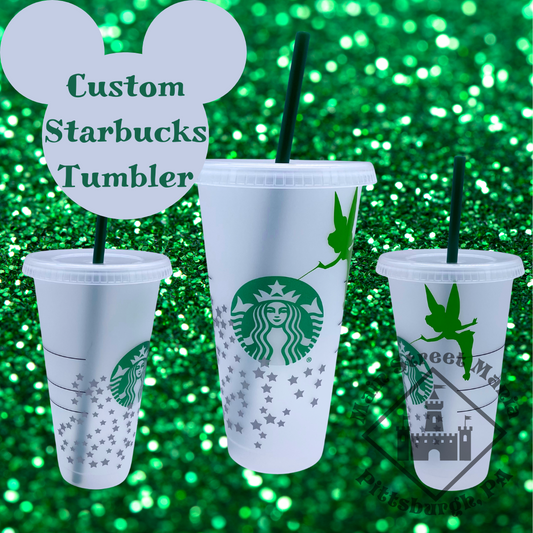 Tinker Bell Pixie Dust Starbucks Tumbler