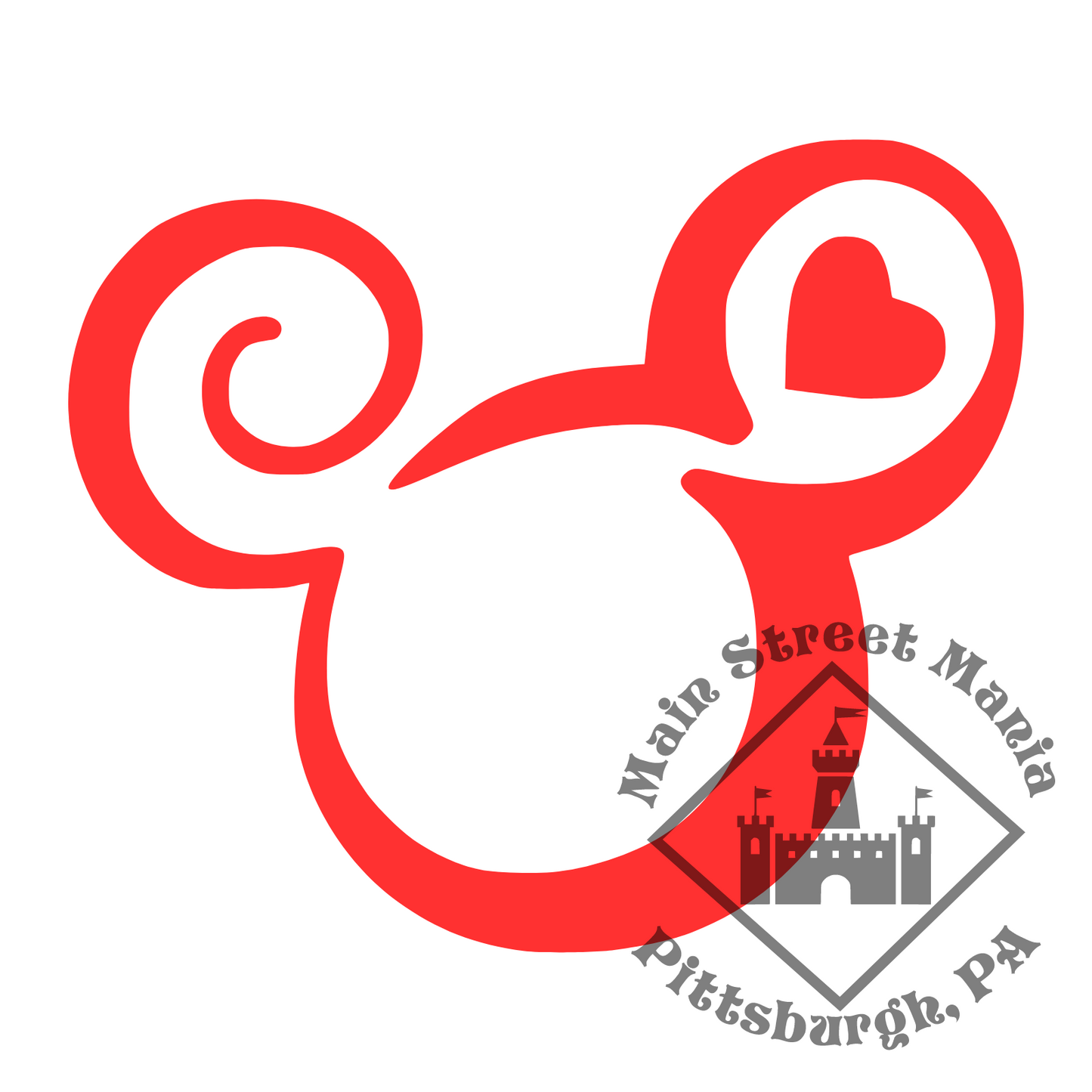 Tribal Mickey Ears Decal Sticker