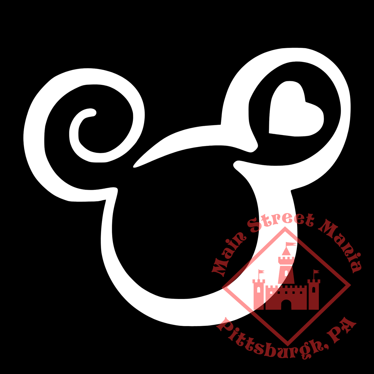 Tribal Mickey Ears Decal Sticker