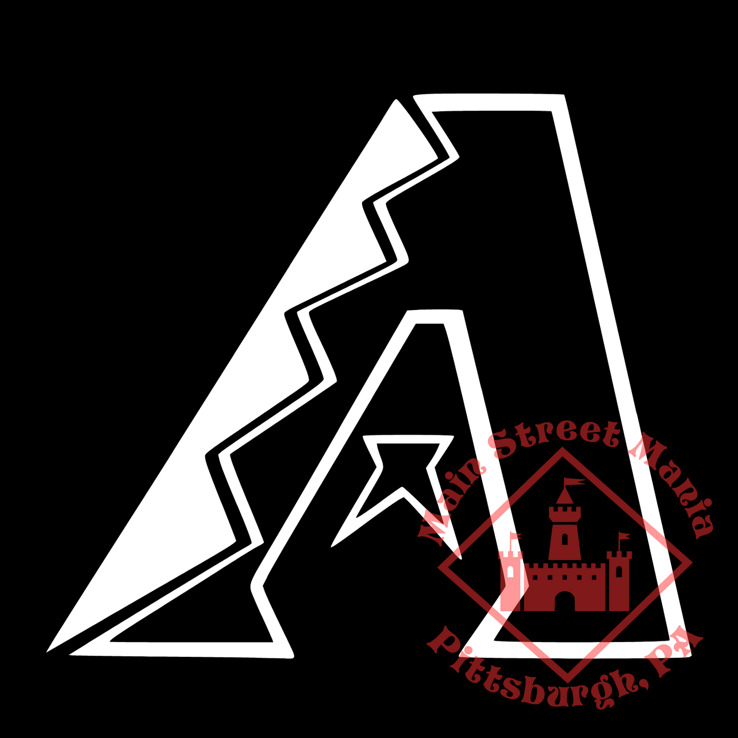 Diamondbacks A Logo Sticker Decal