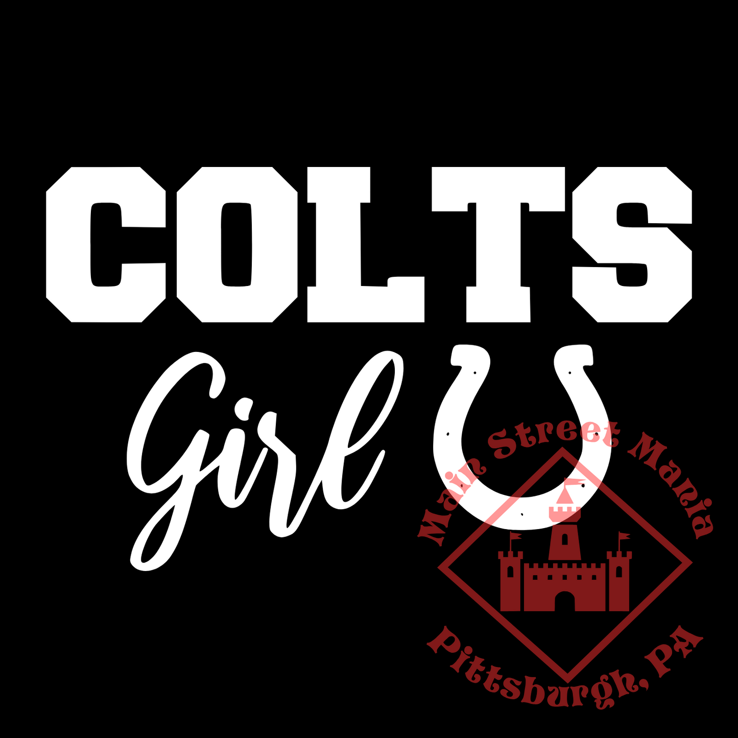 Colts Girl Sticker