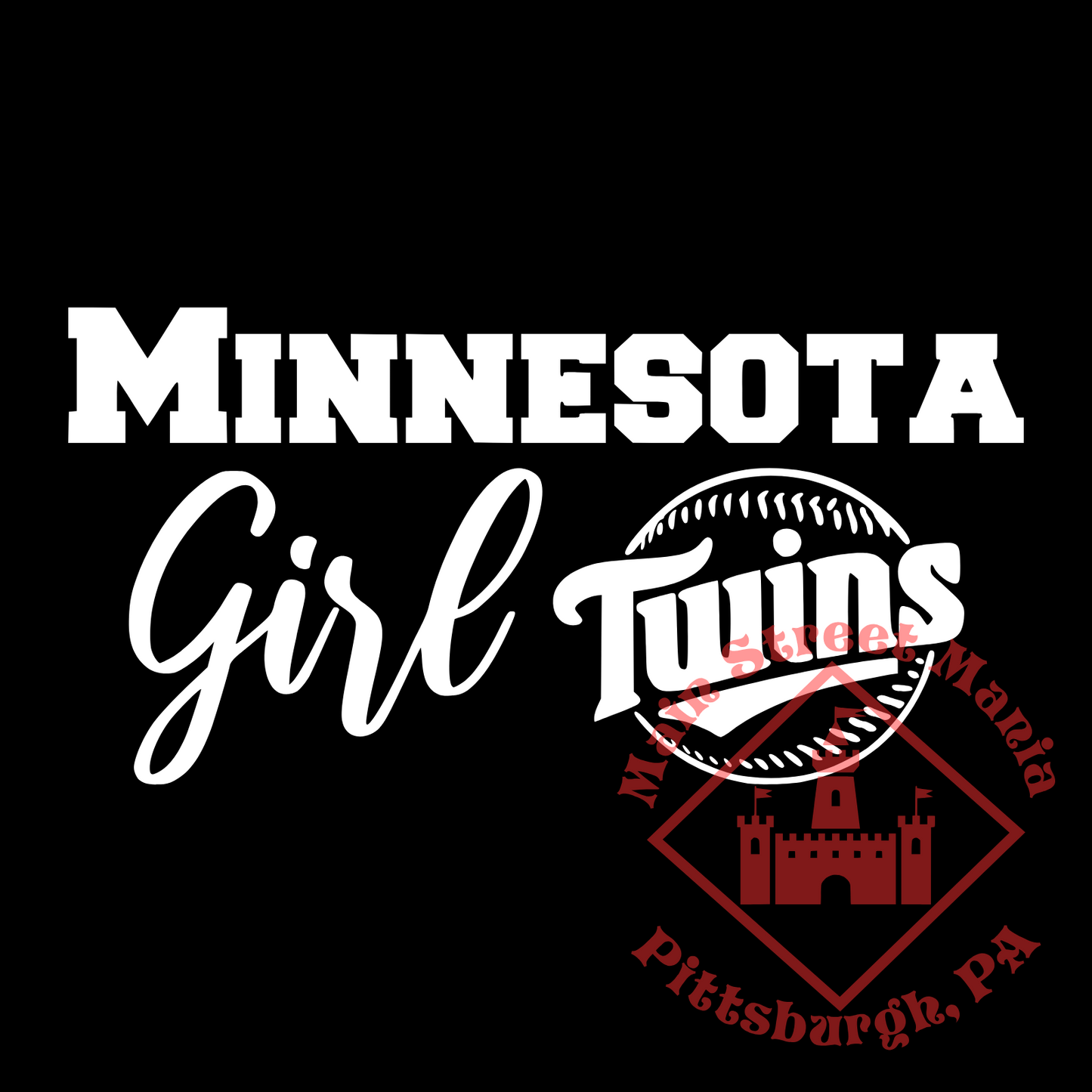 Twins Girl Sticker Decal