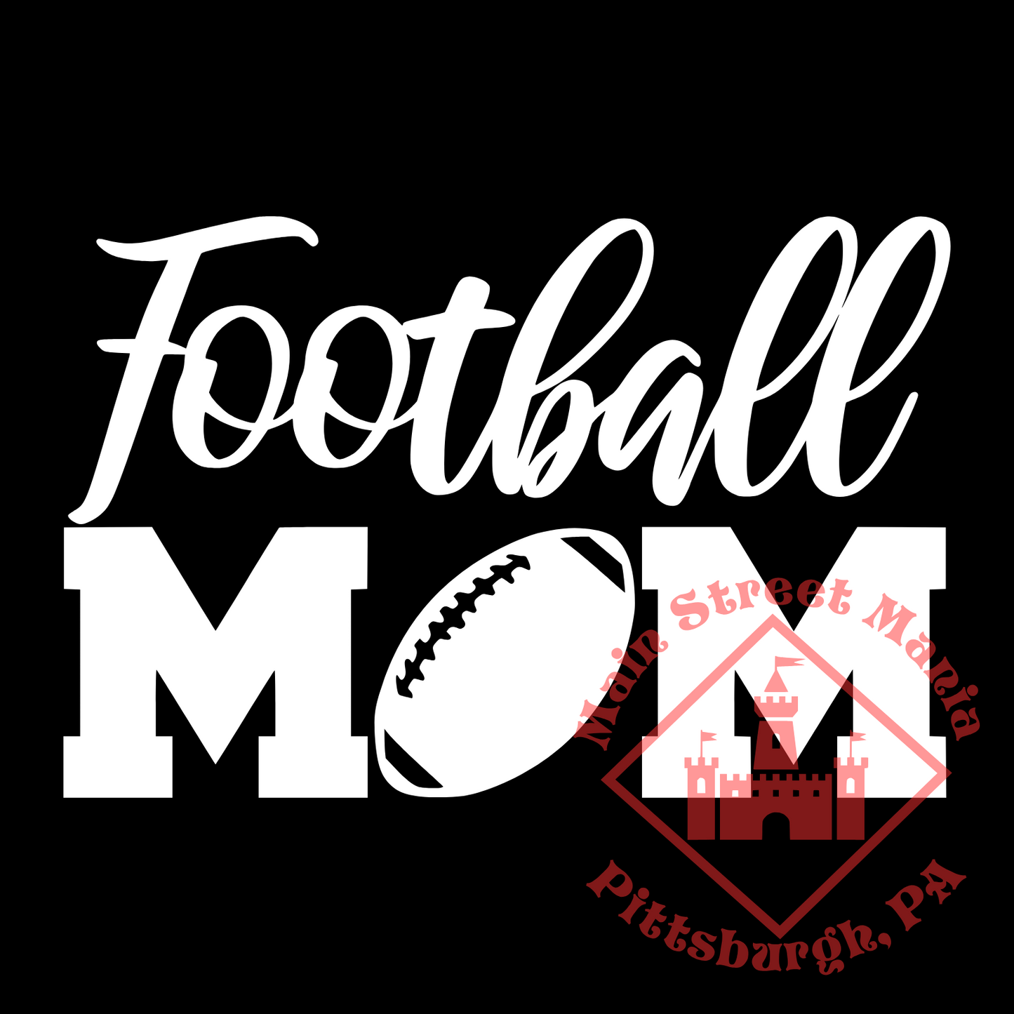 Football Mom Sticker Decal