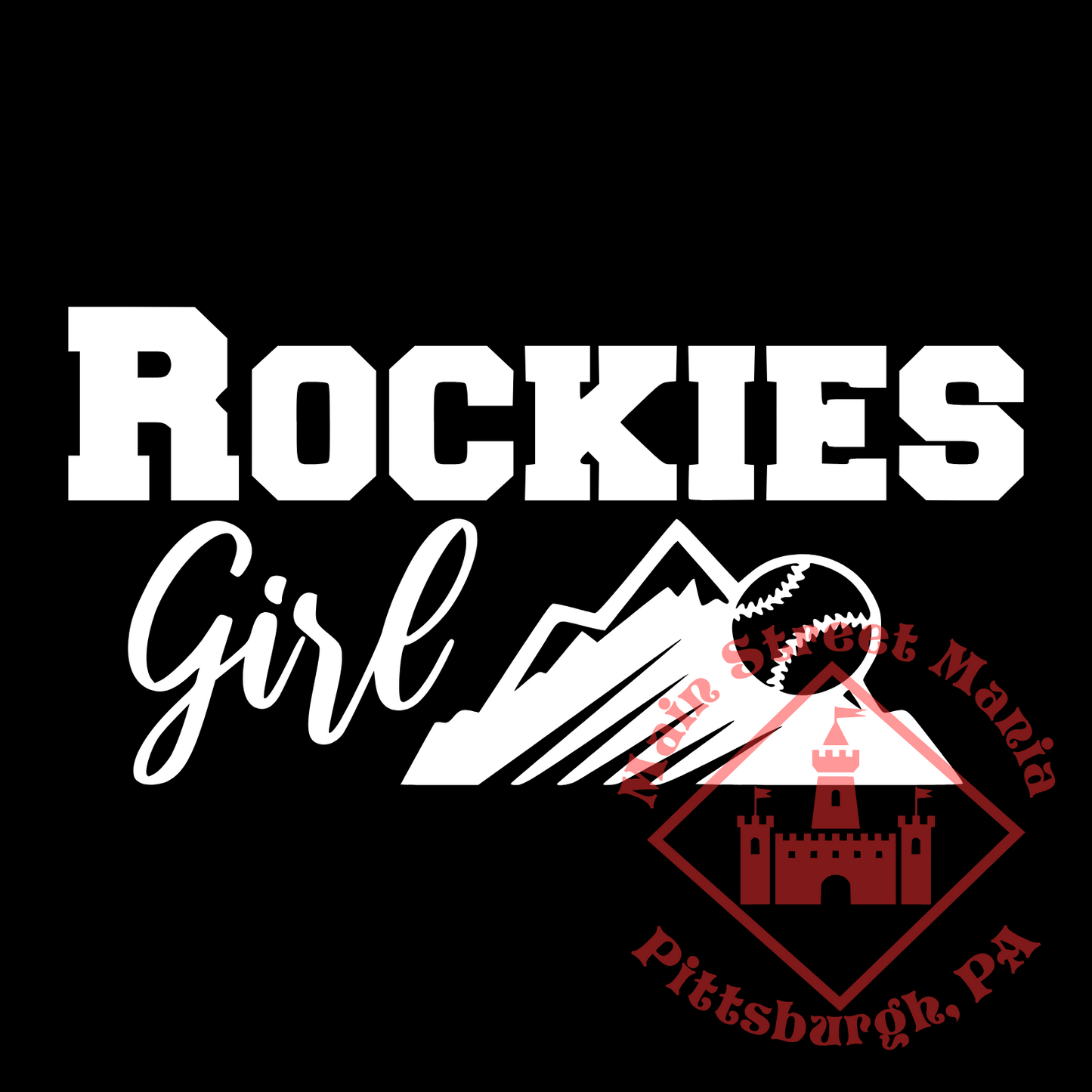 Rockies Girl Sticker Decal