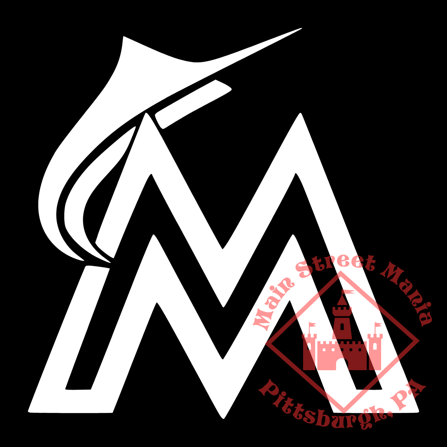 Marlins M Logo Sticker Decal