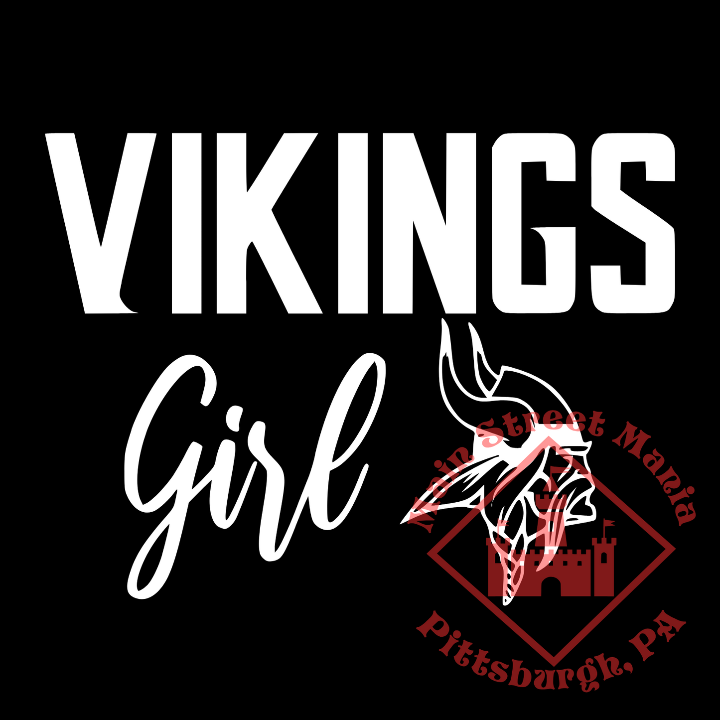 Vikings Girl Sticker Decal