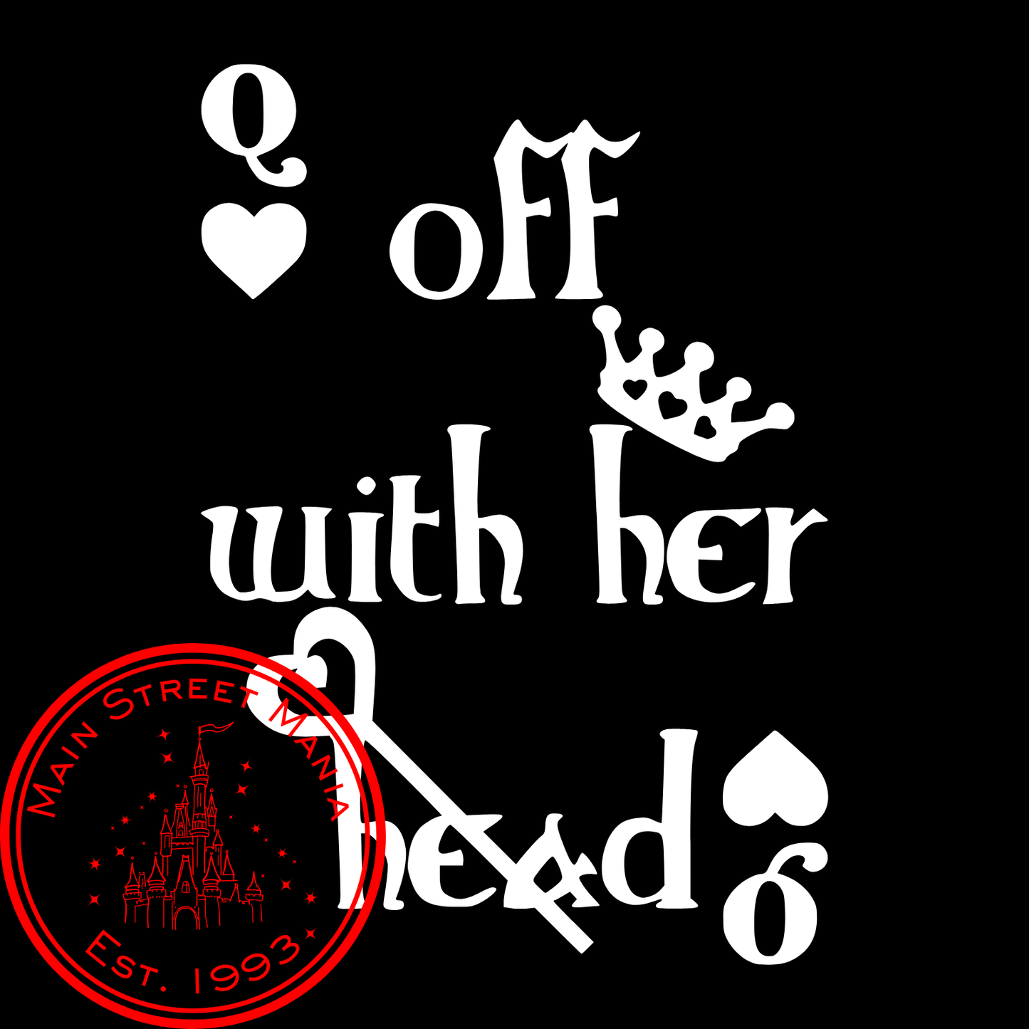 Off With Her Head Decal Sticker