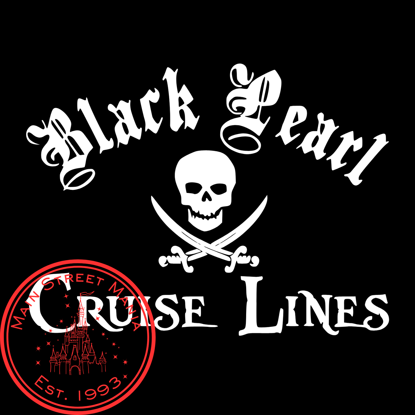 Black Pearl Cruise Lines Decal